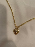 Handmade Gold Heart Necklace