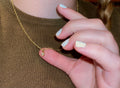 Handmade Gold Rhinestone Necklace